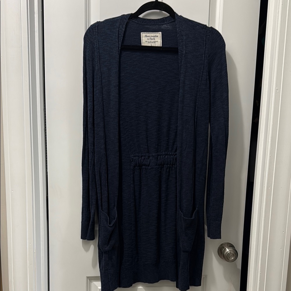 Abercrombie & Fitch Dark Blue Women's Cardigan